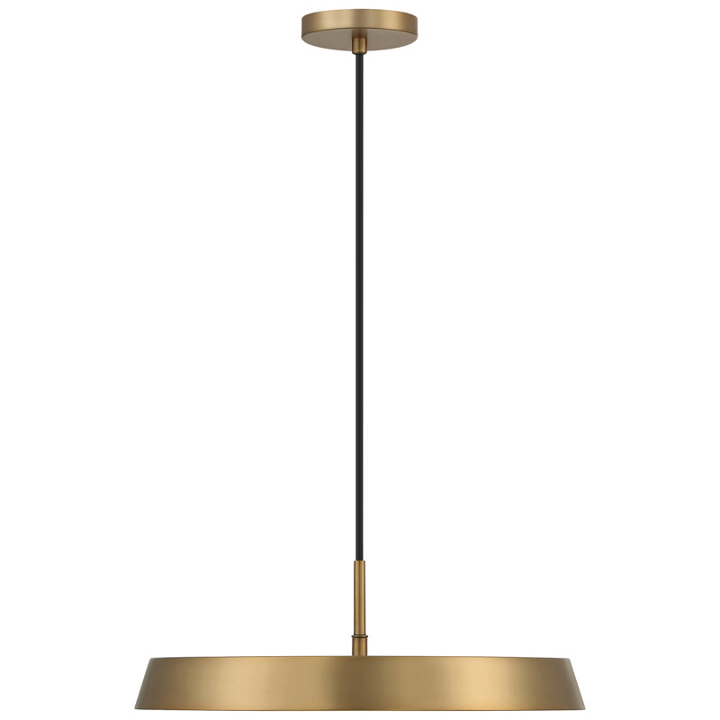 Deshanda LED Pendant, Brushed Gold, Brushed Gold