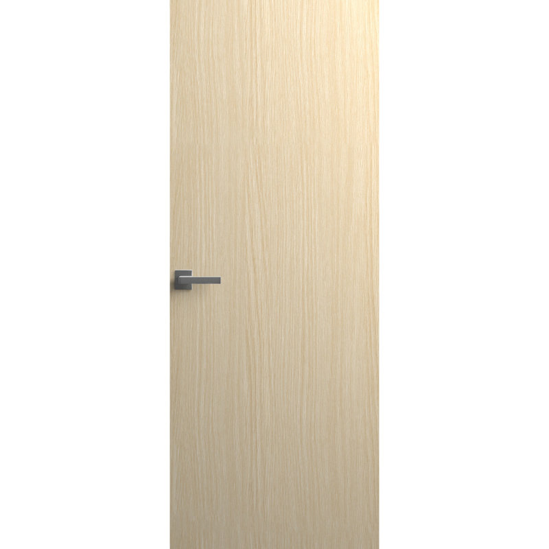 Invisible Solid Hidden Door With Handle | Planum 0010 With Black Hidden Frame Black Frame | Concealed Hinges Lock Handle | Modern Frameless Doors