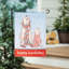 Drapeau de jardin Winter Pups