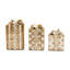 Mocha Capiz Gift Boxes, Set Of 3