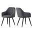 Aliauna 47cm H Upholstered Metal Armchair-820664131