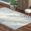 Tapis blanc / bleu Kashief-22736655