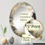Ziasia Oval Wall Mirror-2090368633