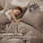 Bedsure 100% Washed Cotton Duvet Cover Oversized King Set –Minimalist Cotton Beding Set For All Season(Set of 3)-125402765-125402769