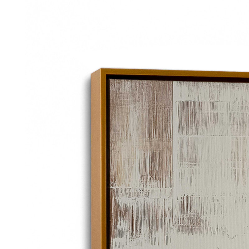 Weathered Layers v2 Set of 2 Prints, 8" x 12", Polished Gold Floater Frame