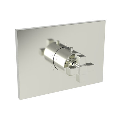 Malvina 3/4" Square Thermostatic Trim Plate With Handle