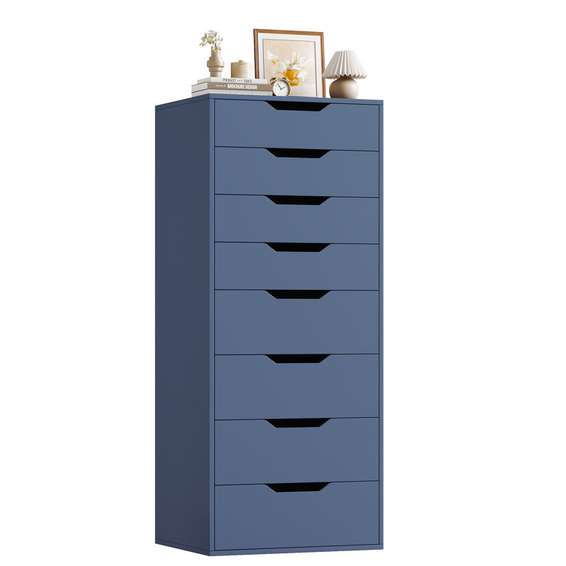 Rietsch 8 - Drawer Dresser, Blue