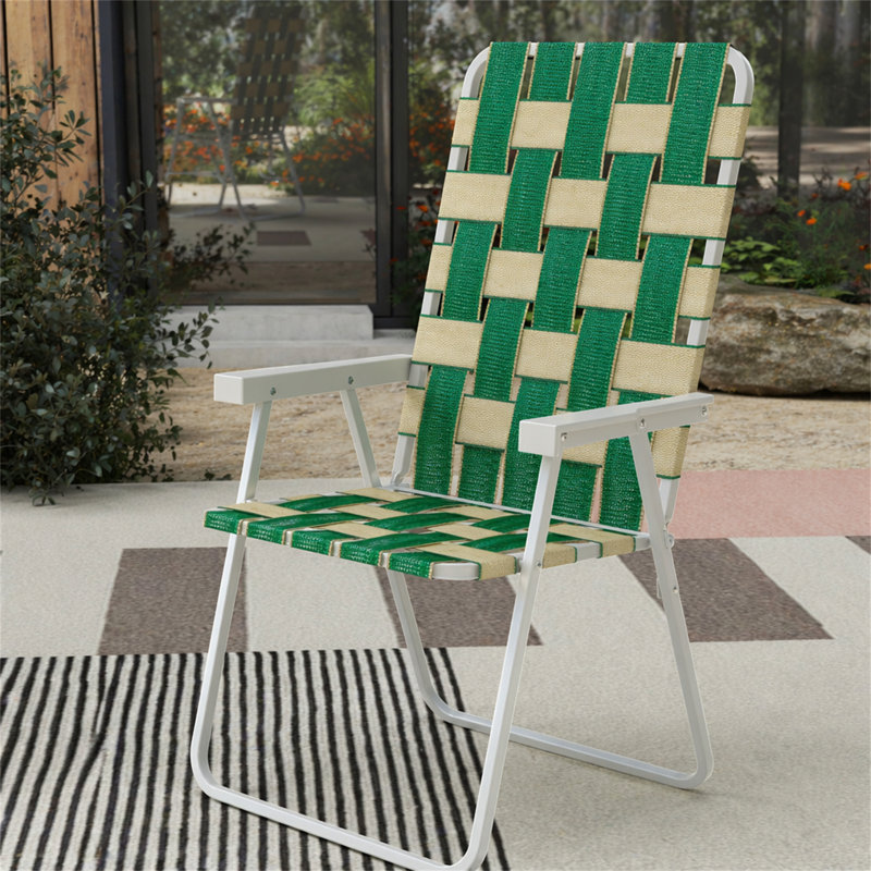 Ensemble de 2 chaises de patio pliantes Outsunny