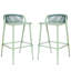 Tabourets de bar avec cadre en aluminium de 29,5 po de hauteur Roger Modern-385468581-385468587