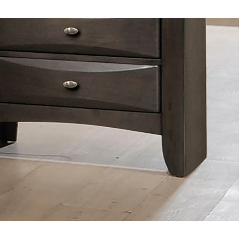 Mobilier de chambre à coucher 5 pièces, Gris