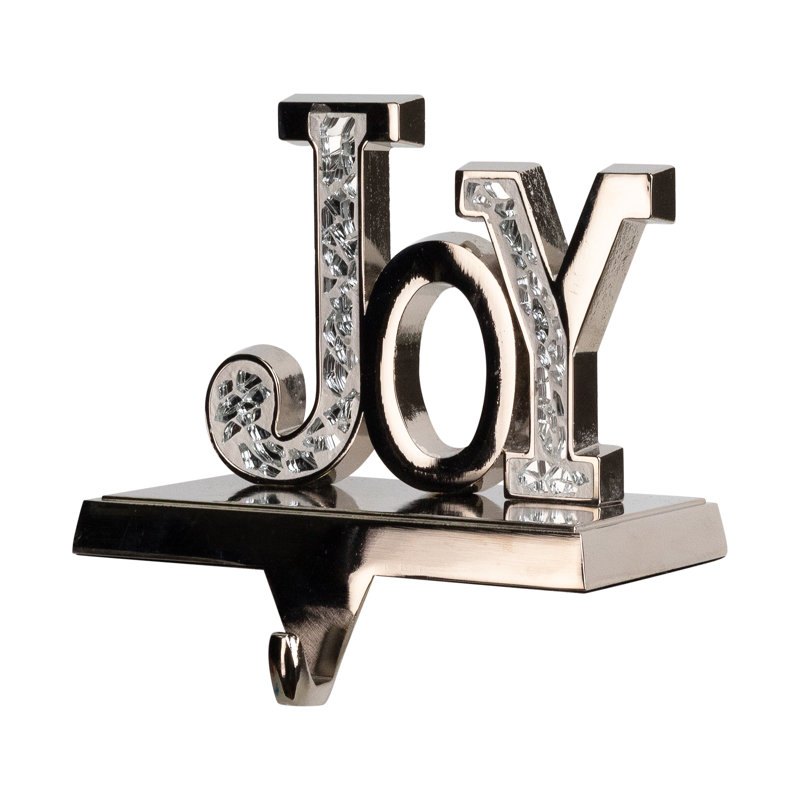 Joy Christmas Stocking Holder - 4.75"