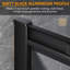 Lieb 900mm W x 1850mm H Sliding Framed Shower Door with Clear Glass