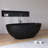 61'' x 30'' Freestanding Soaking Solid Surface Stone Resin Bathtub-120538839