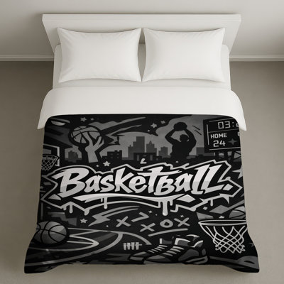 Basketball Graffiti Art Duvet Covers