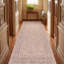 Tapis traditionnel à motif floral intégral gris crème ivoire beige rose, lavable à la machine, antidérapant, à poils courts, adapté à l'intérieur et à l'extérieur, idéal pour le salon, la chambre, la salle à manger, l'entrée, le corridor ou le bureau.-1155237257