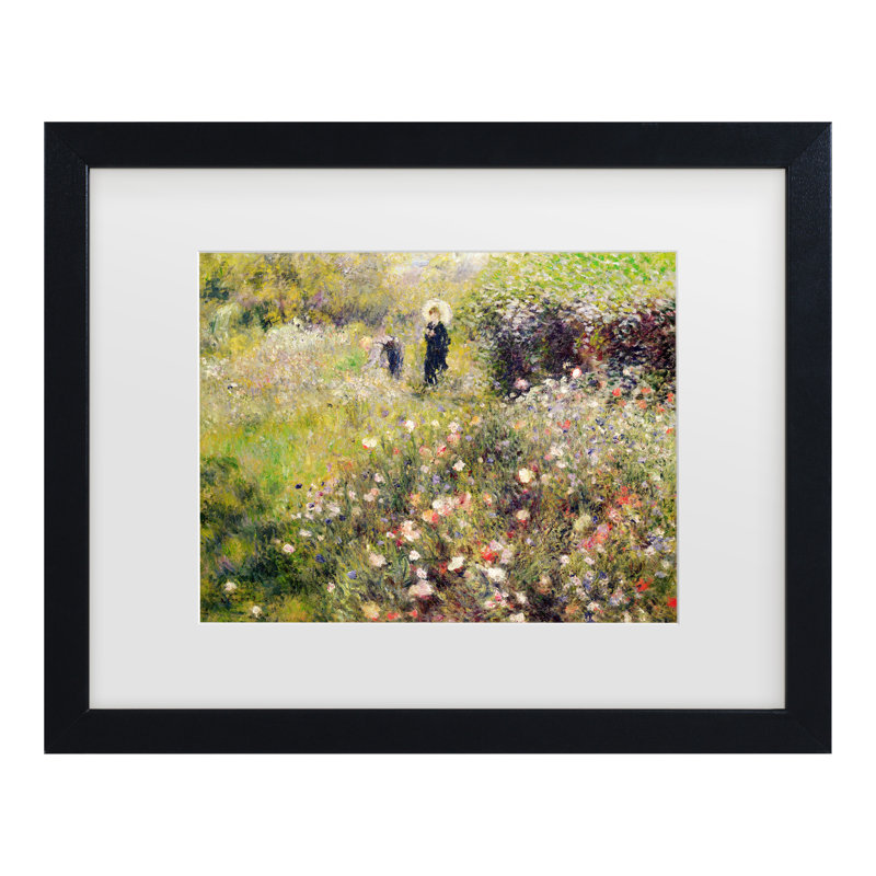 «Summer Landscape» par Pierre Renoir, H 13 po x l 16 po x P 0,75 po, Noir