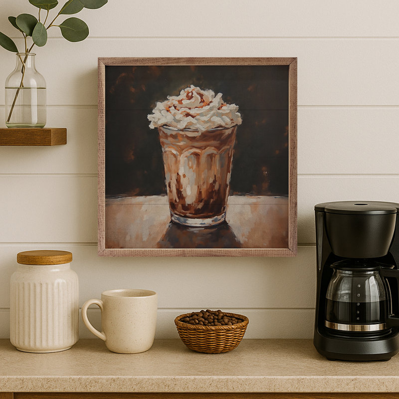 Moka Frappe, H 4 po x l 4 po