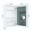 Armoire à pharmacie sans cadre Surface Mirror