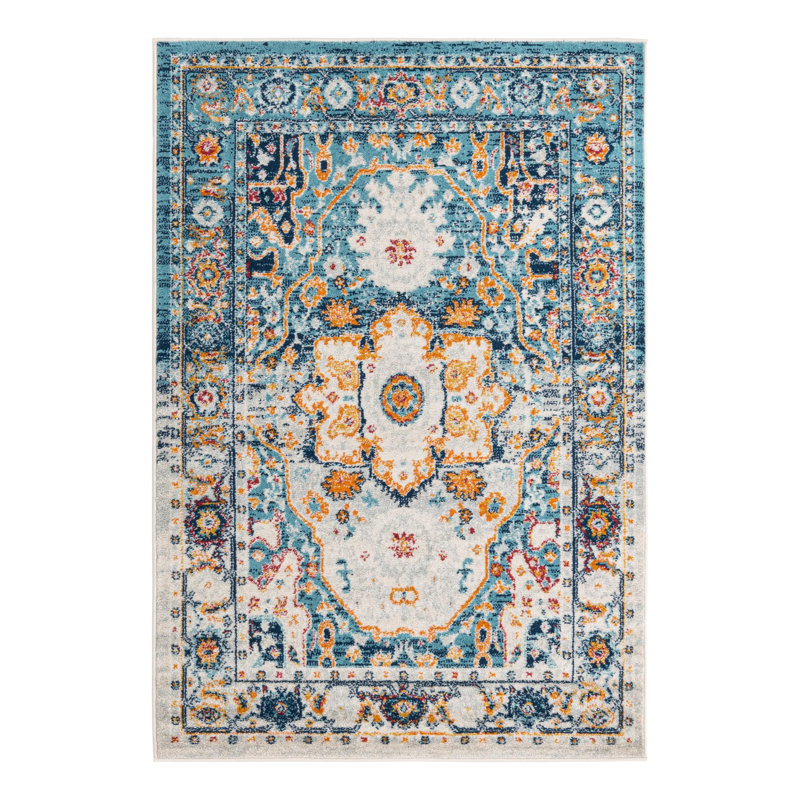 Hageman Oriental Indoor Rug, Rectangle 5'3" x 8'
