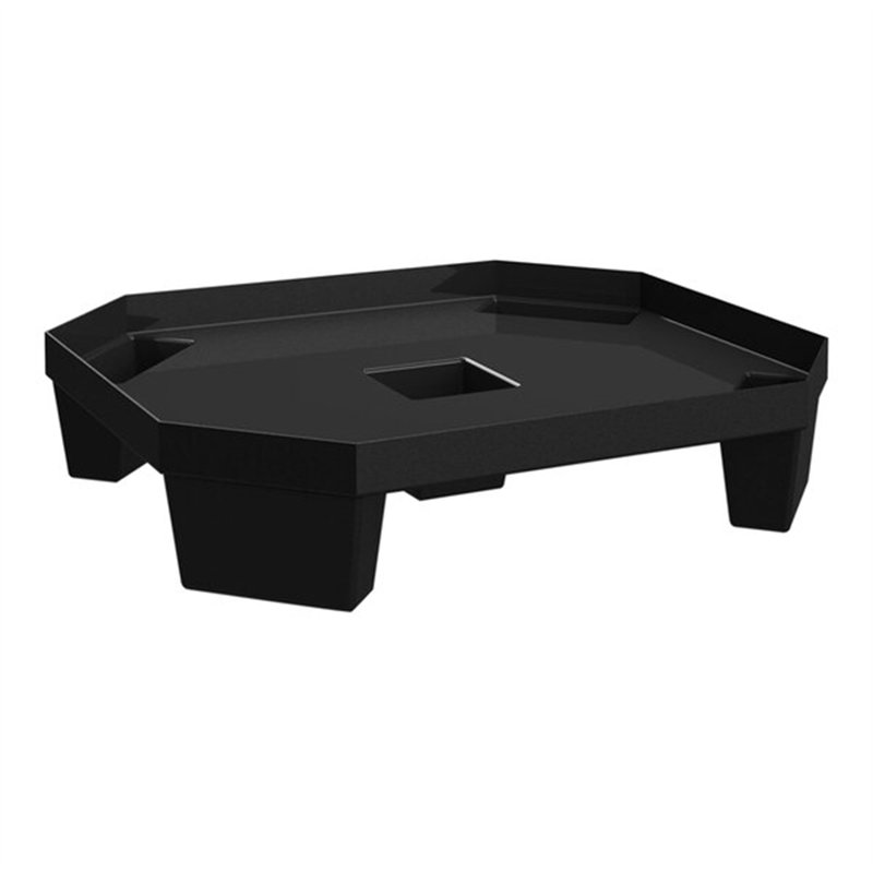 Borray Manufacturer Inc.Black Plastic Bin Base With 4 Legs WS-229PALLIN487, 44.65" H x 37.05" W x 9.5" D