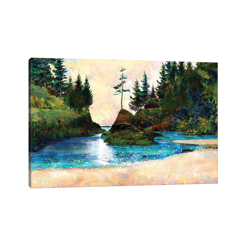 Dead Man's Cove - Wrapped Canvas Painting, 30.48 cm H x 45.72 cm W