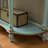 American semi-circular storage arch accent cabinet