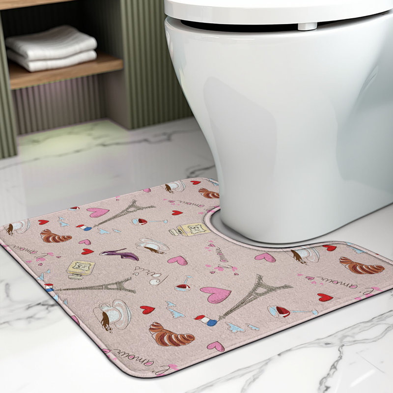 Tapis de salle de bain en U Paris