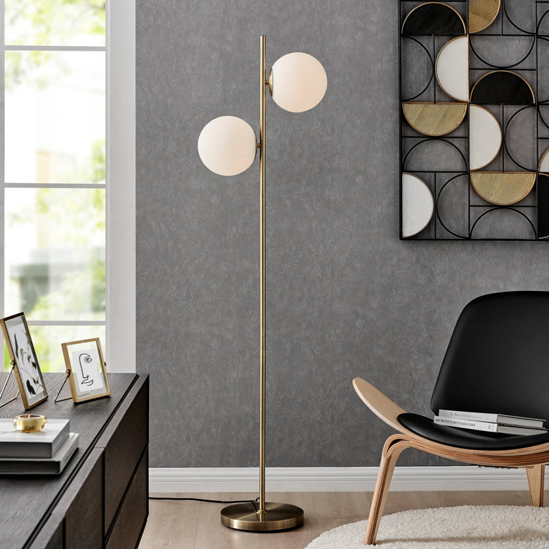 Delayni 64'' Tree Floor Lamp, Gold