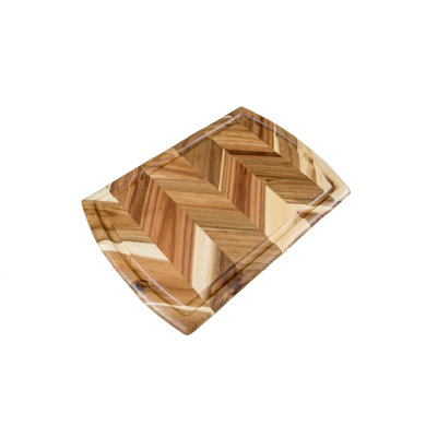 Acacia Herringbone Cutting / Serve Board