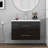 Gloss Wall-Mounted Bathroom Vanity With Mirro-1103263274-1103263277-1103263275