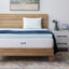 Surmatelas en mousse viscoélastique imprégnée de gel et d'aloès de 4 po Lucid - Double-296917727-296917712