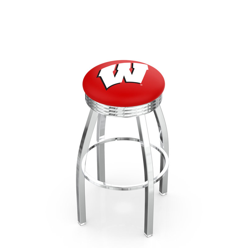 Tabouret de bar Logo Series, Tabouret de comptoir (siège d'une hauteur de 25 p, Noir soudé uni