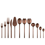 Due Flatware Set - 67 Pieces - Ice Gold