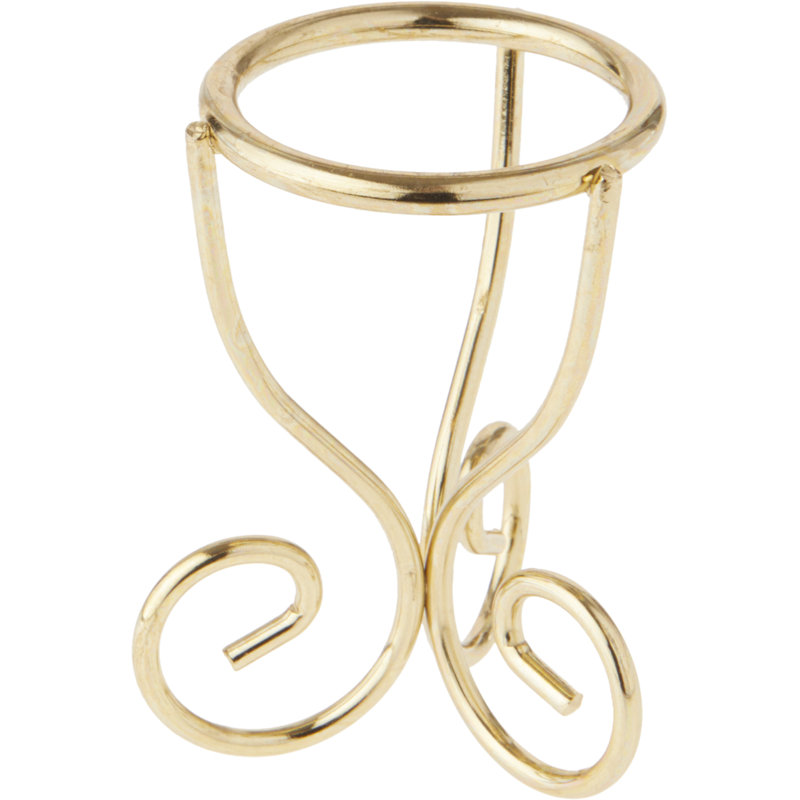 Support à œufs en laiton House of Hampton®, patte de défilement, 1,375 po de diamètre, paquet de 6