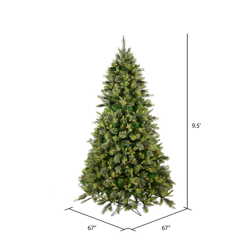 Cashmere Pine Artificial Christmas Tree, 9.5' H