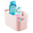 mDesign Deep Plastic Bathroom Storage Bin with Handles, 10" Long-90631348-90631351