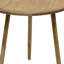 Ensemble de trois tables de bout rondes en rotin brun de 23 po