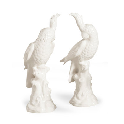 Ensemble de figurine 2 pièces perroquet