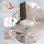 YHSNFJING Faux Fur Task Chair with Wheels