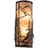 Rustic Lodge 2 - Light Flush Mounted Sconce