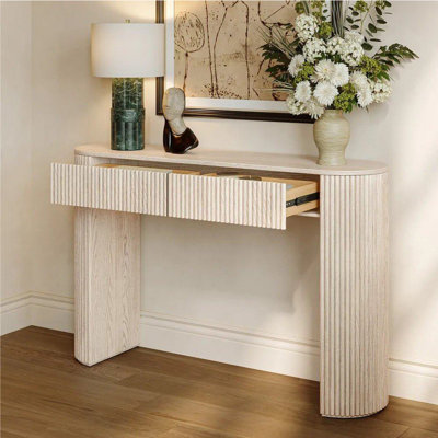 Console en bois de style français