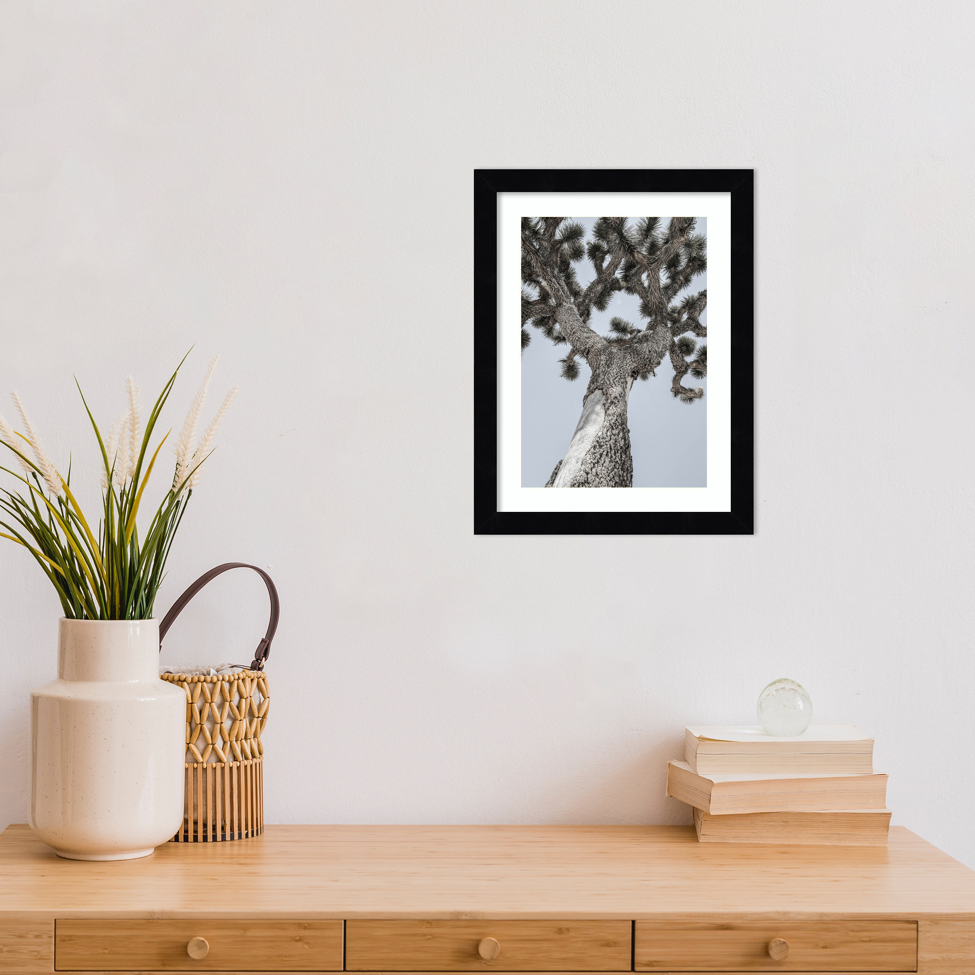 Joshua by Shot by Clint Wood Framed Wall Art Print, Black , 13" H x 10" W