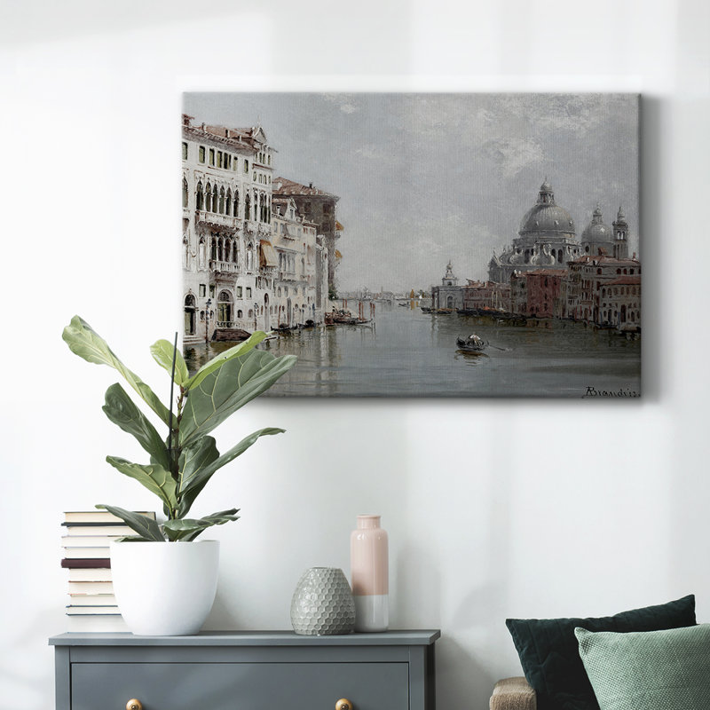Paysage rétro-Dxl, H 41 po x l 61 po x P 1,5 po, Toile tendue