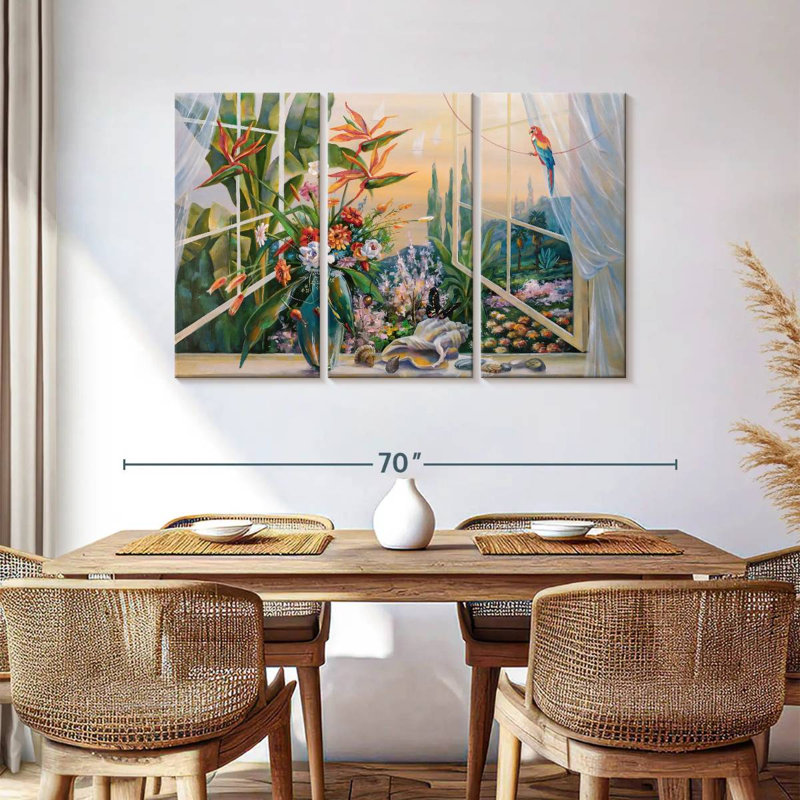 Lilie Window, 36" H x 57" W