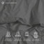 Microfibre Solid Colour Duvet Cover Set-133366789-133366797