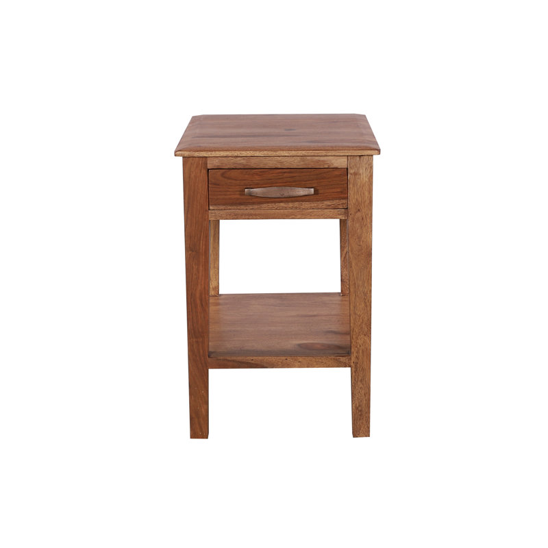 Table de bout en bois de sheesham massif Porter Designs Sonora, brun