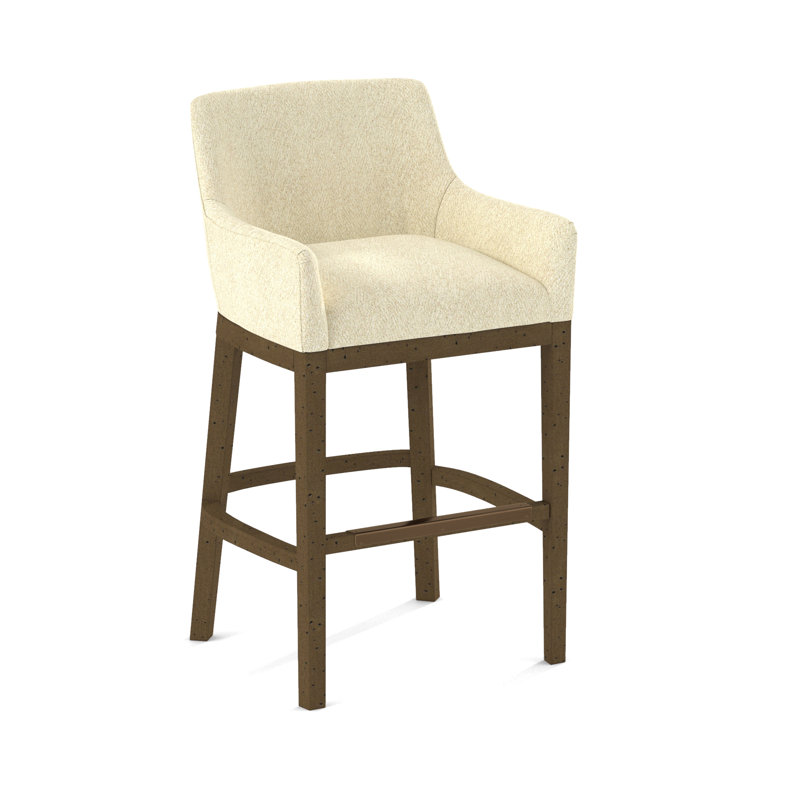 Upholstered Stool, Black, 61645-65
