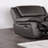Black Transitional Manual Recliner - Pillow Arms, Welt Trim
