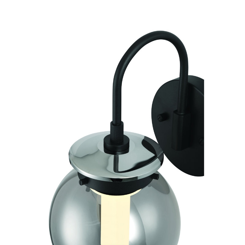 Hempel 6" LED Sconce In Black