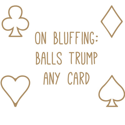 Décalcomanie murale balles de bluffing prend